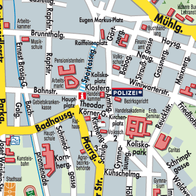 Stadtplan Hollabrunn