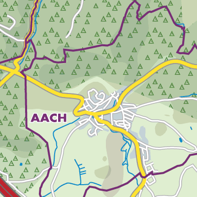 Übersichtsplan Aach