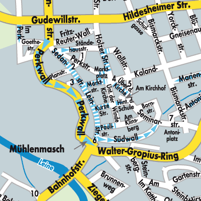 Stadtplan Alfeld (Leine)