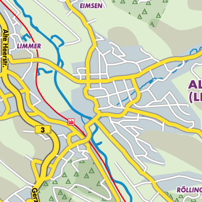 Übersichtsplan Alfeld (Leine)