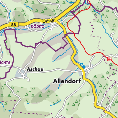 Übersichtsplan Allendorf