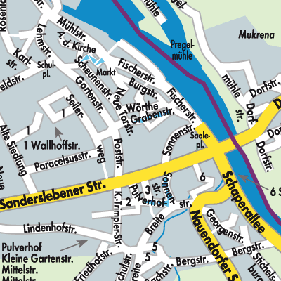 Stadtplan Alsleben