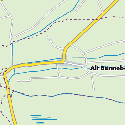 Übersichtsplan Alt Bennebek