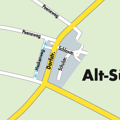 Stadtplan Alt Sührkow