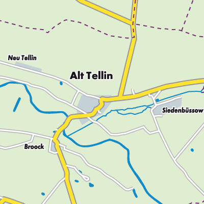 Übersichtsplan Alt Tellin