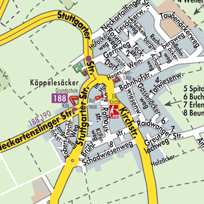 Stadtplan Altdorf