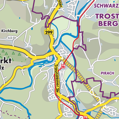 Übersichtsplan Altenmarkt an der Alz