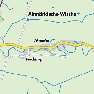 Übersichtsplan Altmärkische Wische