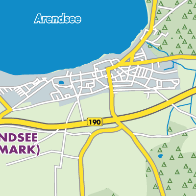 Übersichtsplan Arendsee (Altmark)