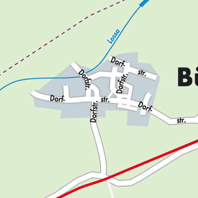Stadtplan Büchel