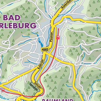Übersichtsplan Bad Berleburg