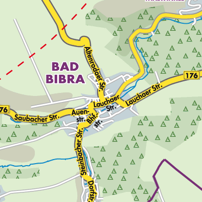 Übersichtsplan Bad Bibra