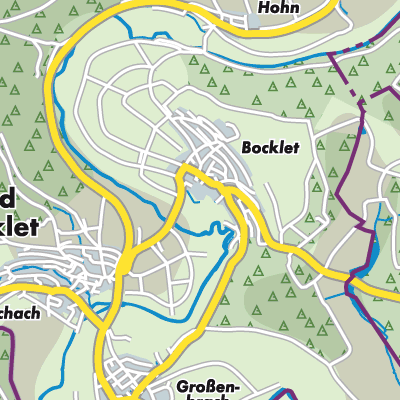 Übersichtsplan Bad Bocklet