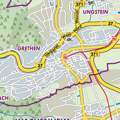 Übersichtsplan Bad Dürkheim
