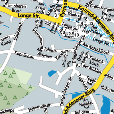 Stadtplan Bad Driburg