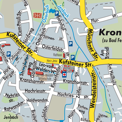 Stadtplan Bad Feilnbach