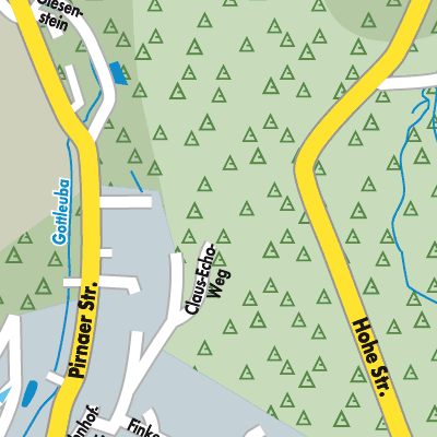 Stadtplan Bad Gottleuba-Berggießhübel