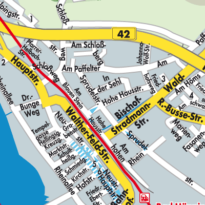 Stadtplan Bad Hönningen