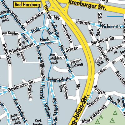 Stadtplan Bad Harzburg
