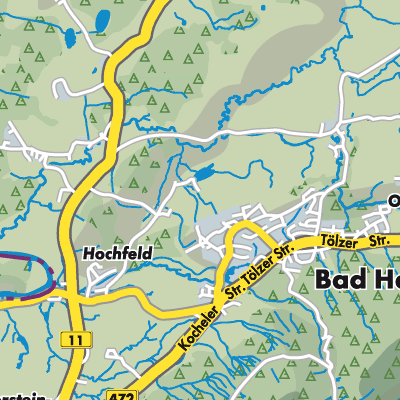 Übersichtsplan Bad Heilbrunn