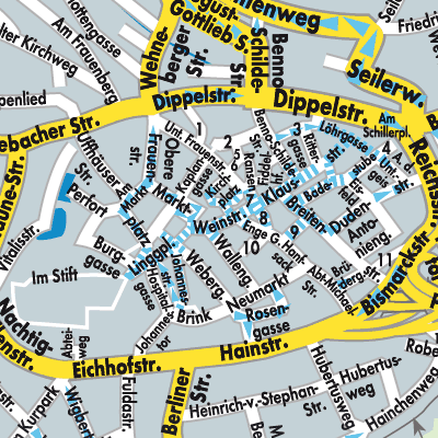 Stadtplan Bad Hersfeld