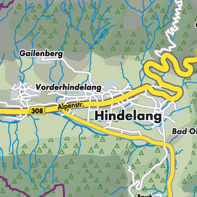 Übersichtsplan Bad Hindelang