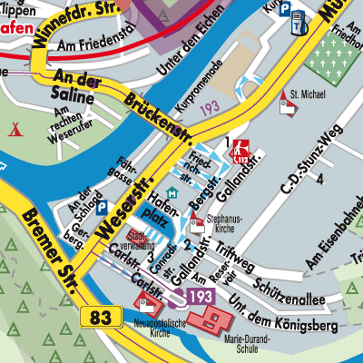 Stadtplan Bad Karlshafen