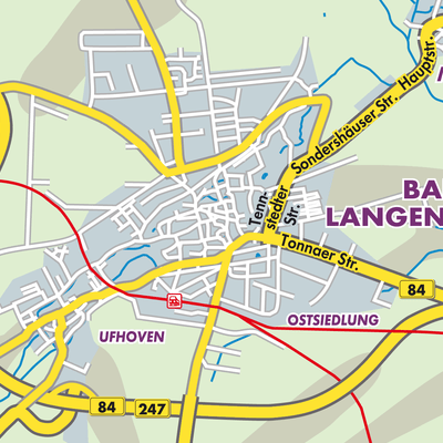 Übersichtsplan Bad Langensalza