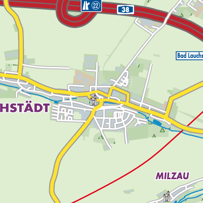 Übersichtsplan Goethestadt Bad Lauchstädt