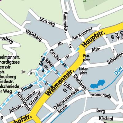 Stadtplan Bad Lauterberg im Harz