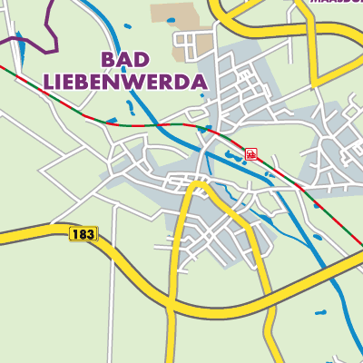 Übersichtsplan Bad Liebenwerda