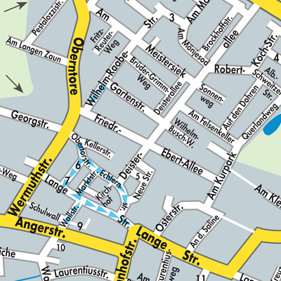 Stadtplan Bad Münder am Deister
