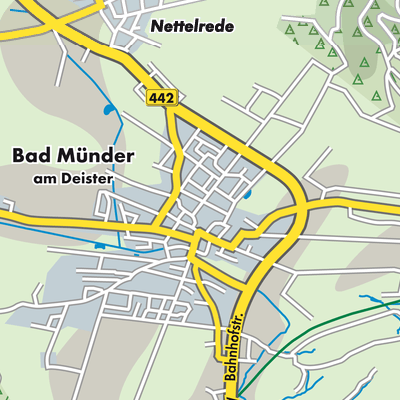 Übersichtsplan Bad Münder am Deister