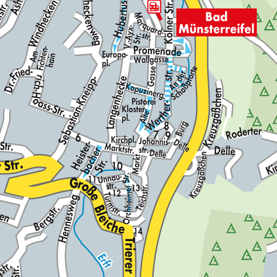 Stadtplan Bad Münstereifel