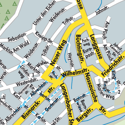 Stadtplan Bad Marienberg (Westerwald)