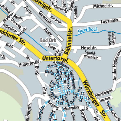 Stadtplan Bad Orb