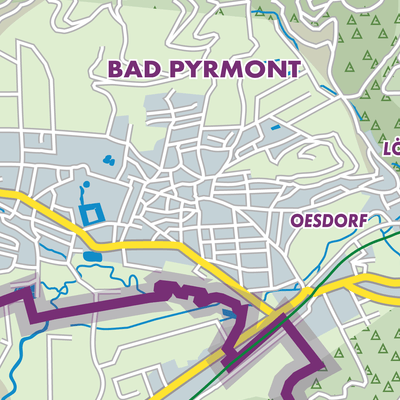 Übersichtsplan Bad Pyrmont