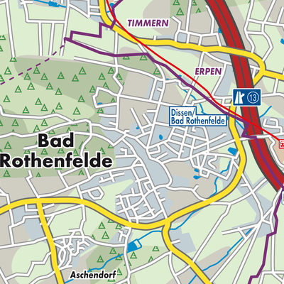 Übersichtsplan Bad Rothenfelde