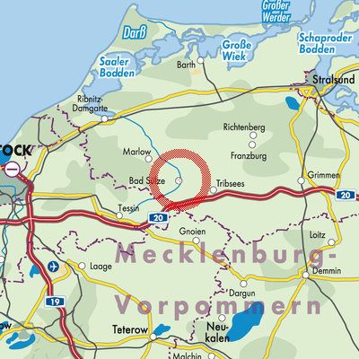 Landkarte Bad Sülze