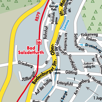 Stadtplan Bad Salzdetfurth