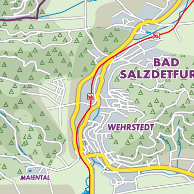 Übersichtsplan Bad Salzdetfurth