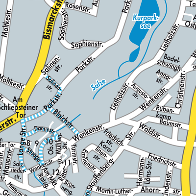 Stadtplan Bad Salzuflen