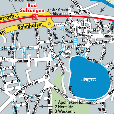 Stadtplan Bad Salzungen