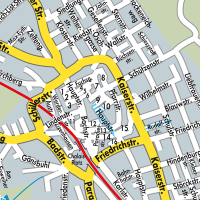 Stadtplan Bad Saulgau