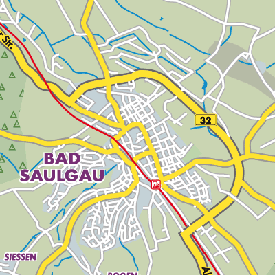 Übersichtsplan Bad Saulgau