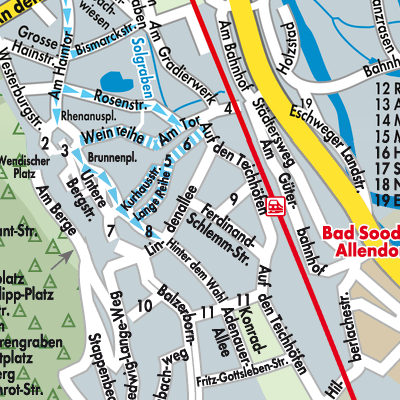 Stadtplan Bad Sooden-Allendorf