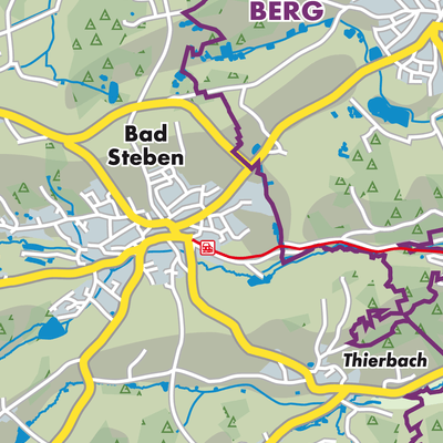 Übersichtsplan Bad Steben