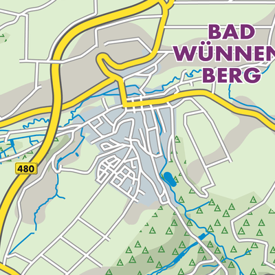 Übersichtsplan Bad Wünnenberg