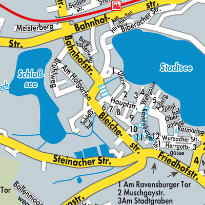 Stadtplan Bad Waldsee