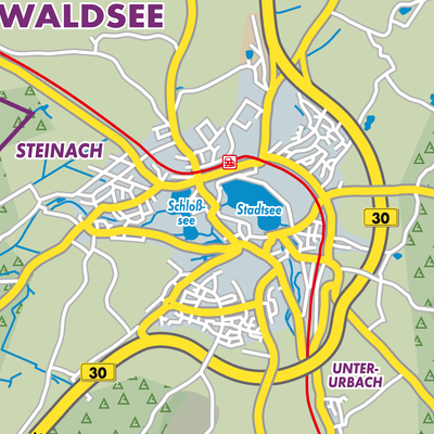 Übersichtsplan Bad Waldsee